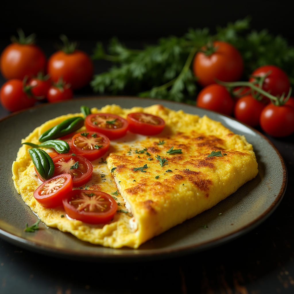 Omelette Végétale