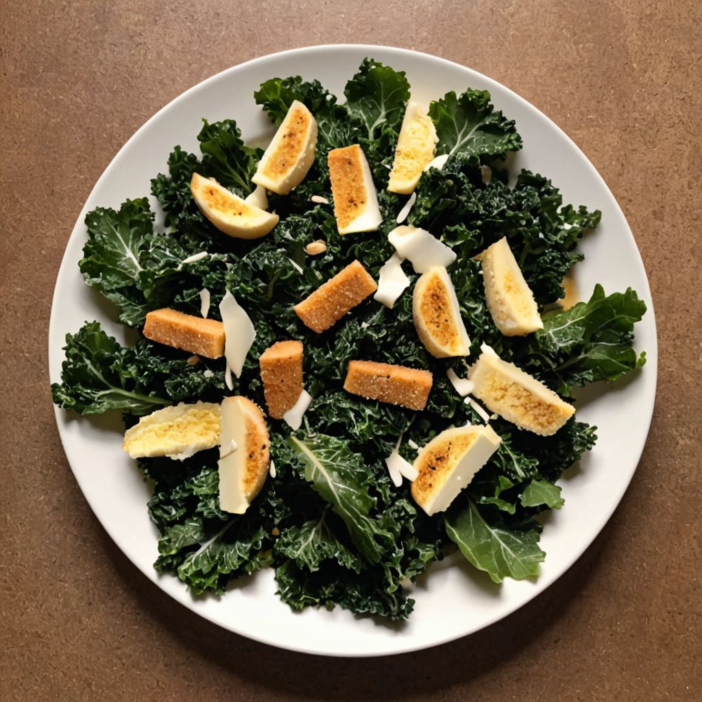 Salade César au Chou Kale0