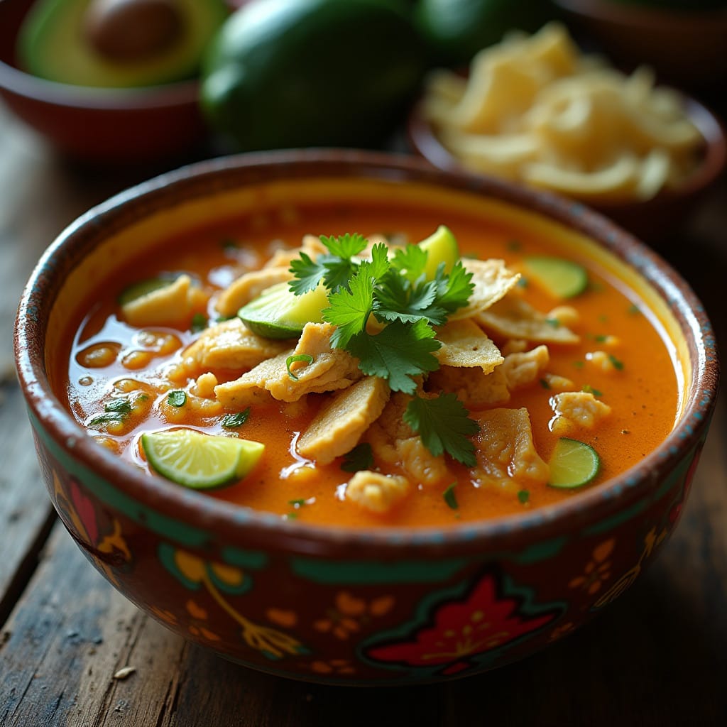 Soupe de Tortillas au Poulet